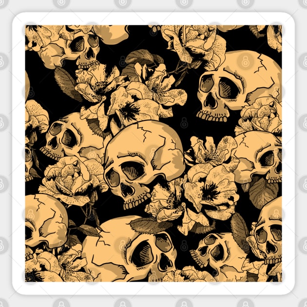Skull Halloween Sticker by igzine